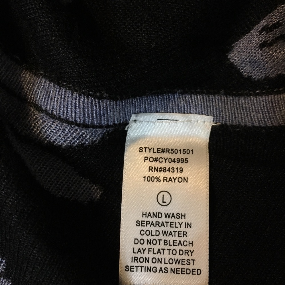 Drape-front cardigan - High/Low - Picture 8 of 9
